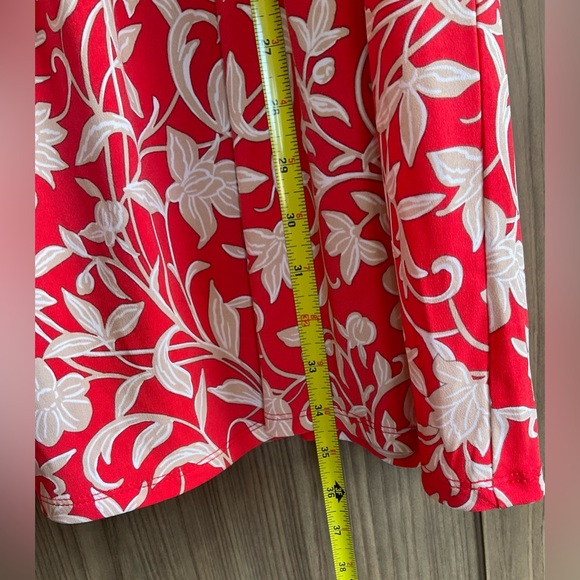 Susan Gravel Womens Elastic Waist Reddish Long Skirt Size SP - Picture 4 of 9